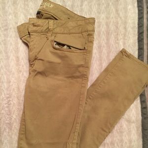 American Eagle khaki jeggings
